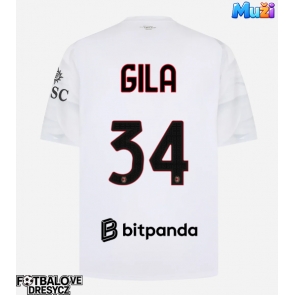 AC Milan Mario Gila #34 Venkovní Dres 2026-27 Krátký Rukáv